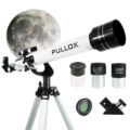 Pullox Telescope Multiple Magnification Options with (full size stand3 Multi Power Eye pcs lens) Astronomical Reflecting Telescope HD Optics Aperture Modal 70060mm