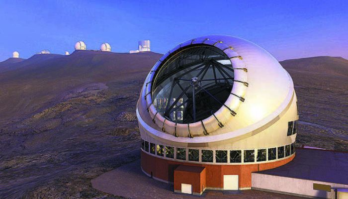 biggest optical telescope in India is situated at