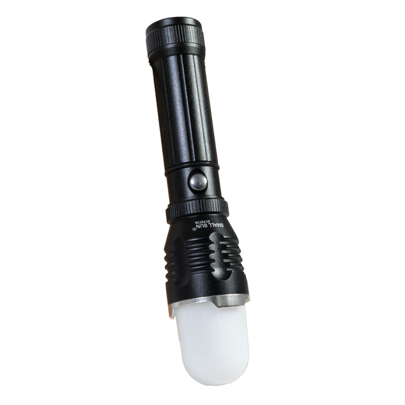 Pullox Large Torch Tactical Flashlight High Lumens |Waterproof Focus Zoomable Flash Light, Portable Flashlight for Camping Hiking Outdoor Home Emergency